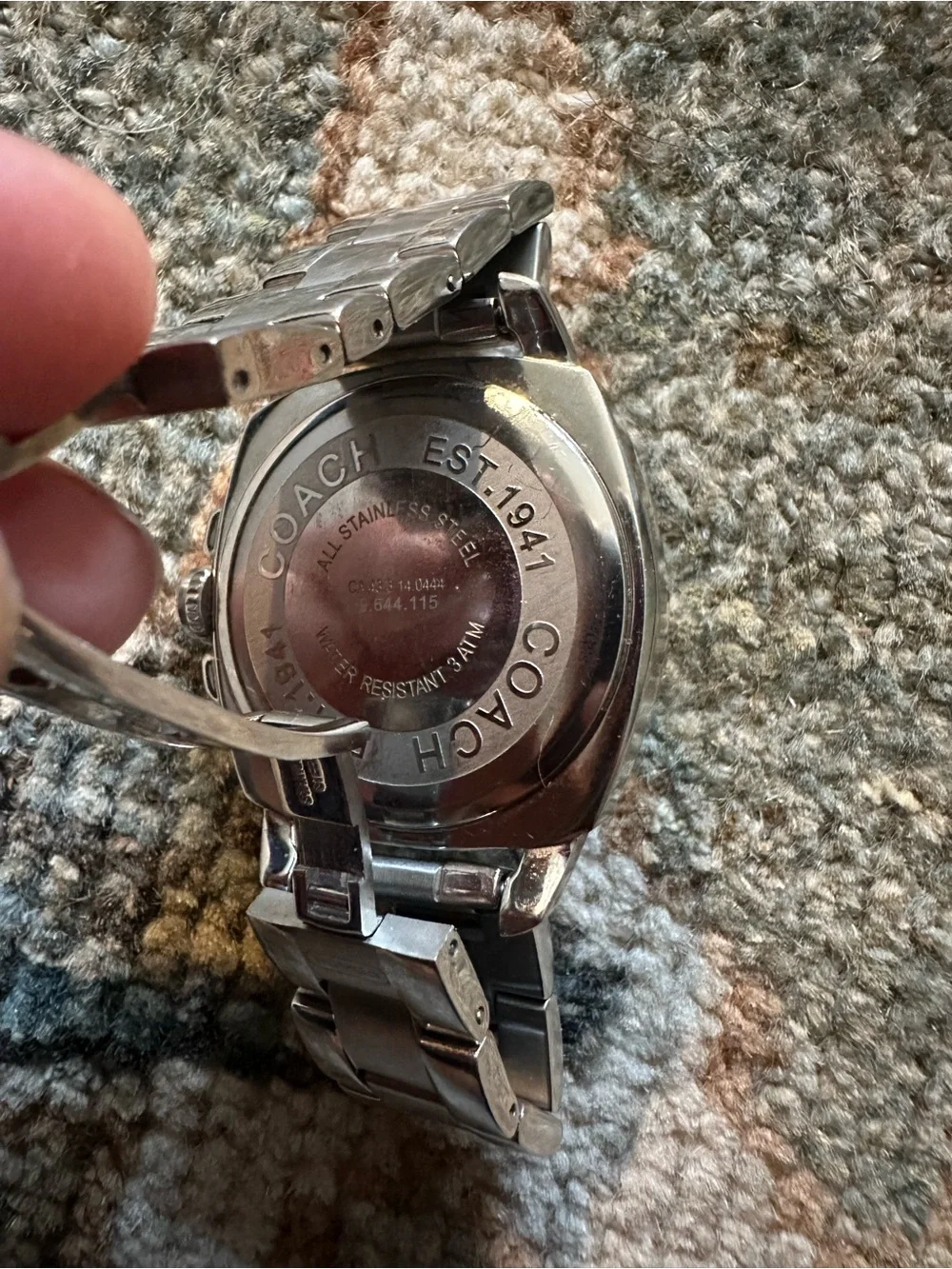 Coach polished bracelet